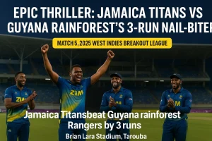 jamaica titans vs guyana rainforest,